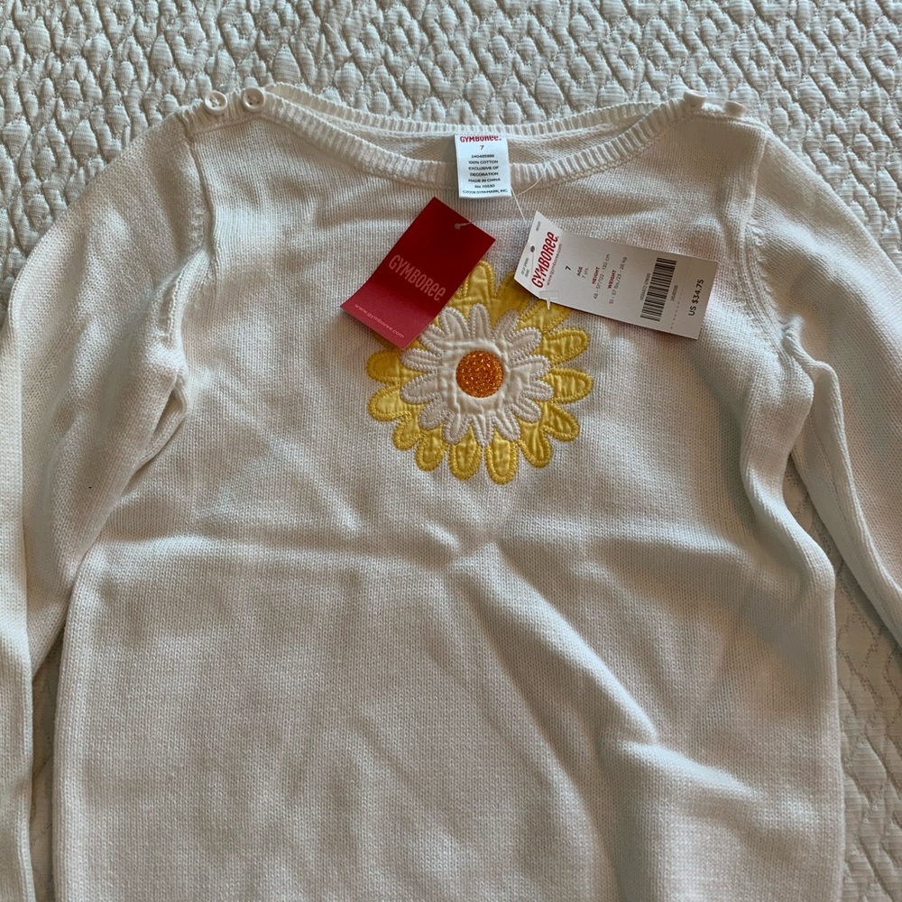NWT Gymboree size 7 sweater, sunflower!